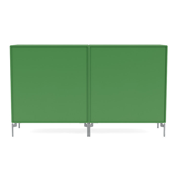 Montana Couple Sideboard With Legs, Parsley/Matt Chrome