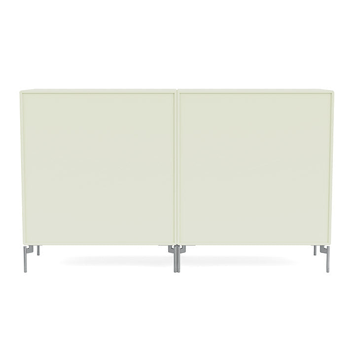 Montana Couple Sideboard With Legs, Pomelo/Matt Chrome