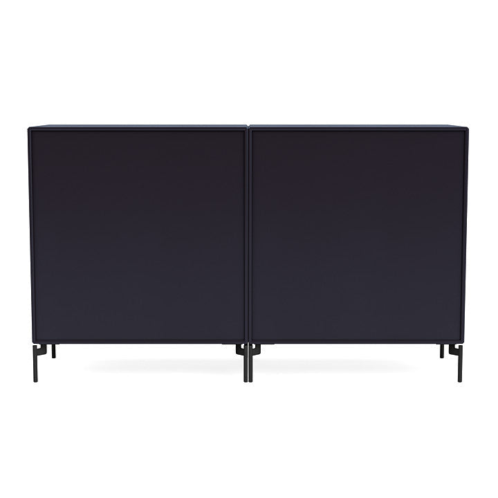 Montana Couple Sideboard With Legs, Shadow/Black