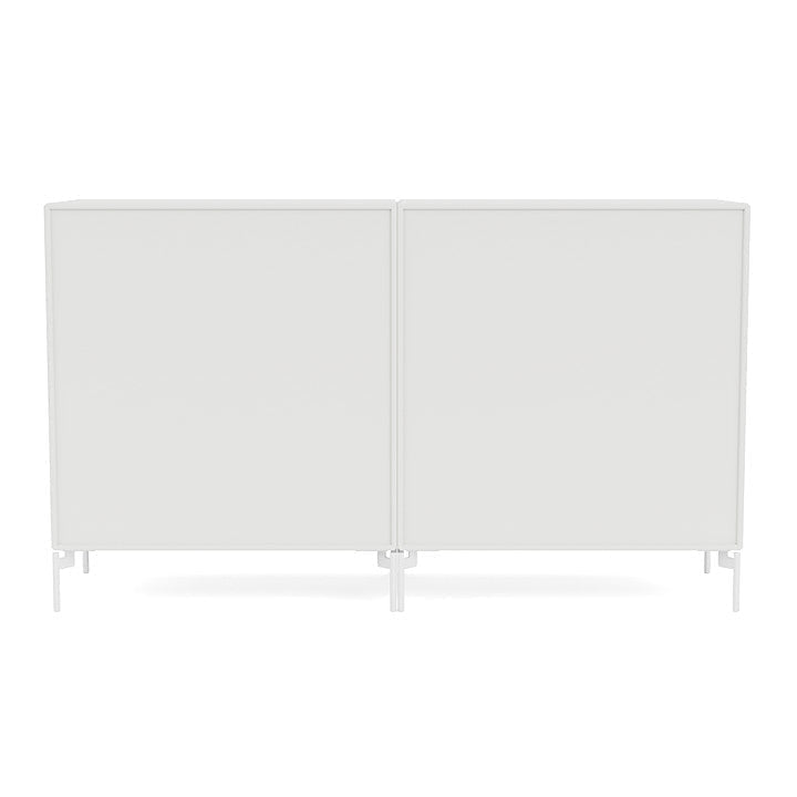 Montana Couple Sideboard With Legs, White/Snow White