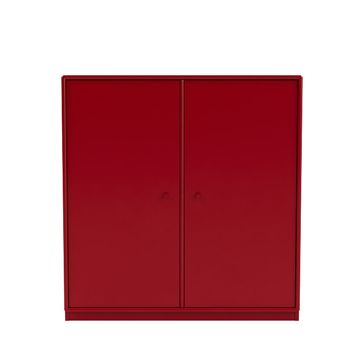 Montana Cover Cabinet With 3 Cm Plinth, Beetroot Red