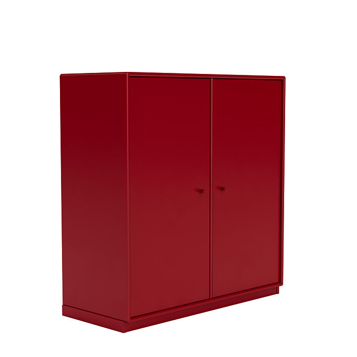 Montana Cover Cabinet With 3 Cm Plinth, Beetroot Red