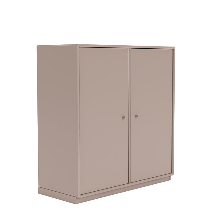 Montana Cover Cabinet With 3 Cm Plinth, Mushroom Brown