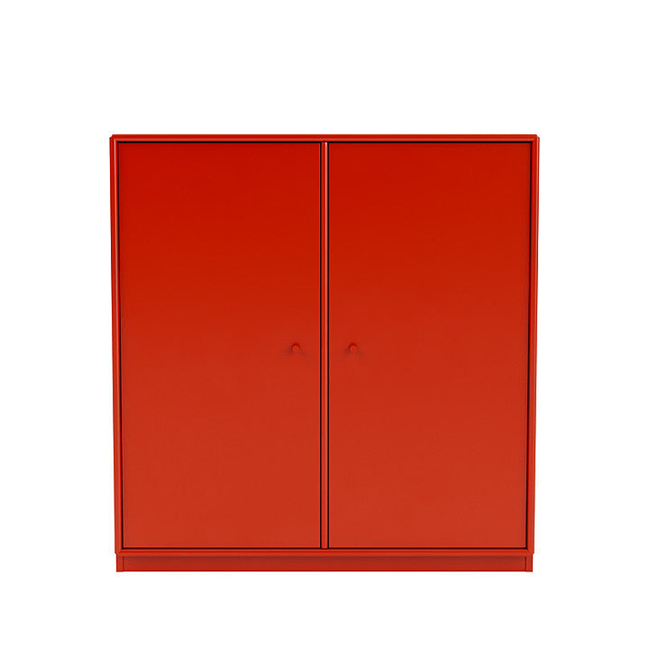 Montana Cover Cabinet With 3 Cm Plinth, Rosehip Red