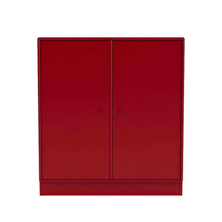 Montana Cover Cabinet With 7 Cm Plinth, Beetroot Red