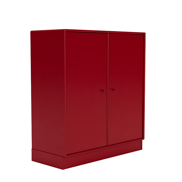 Montana Cover Cabinet With 7 Cm Plinth, Beetroot Red