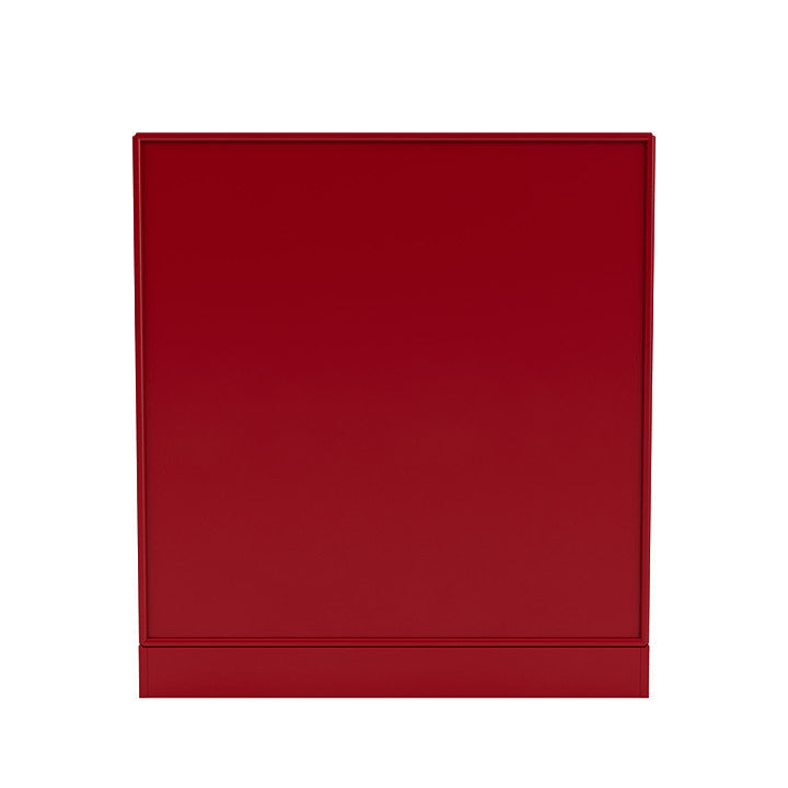 Montana Cover Cabinet With 7 Cm Plinth, Beetroot Red