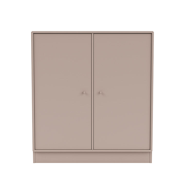 Montana Cover Cabinet With 7 Cm Plinth, Mushroom Brown