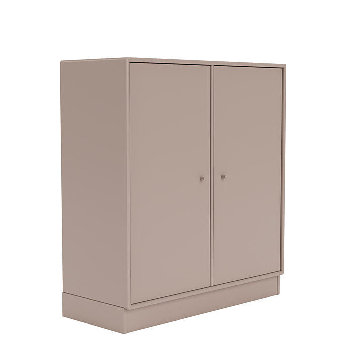 Montana Cover Cabinet With 7 Cm Plinth, Mushroom Brown