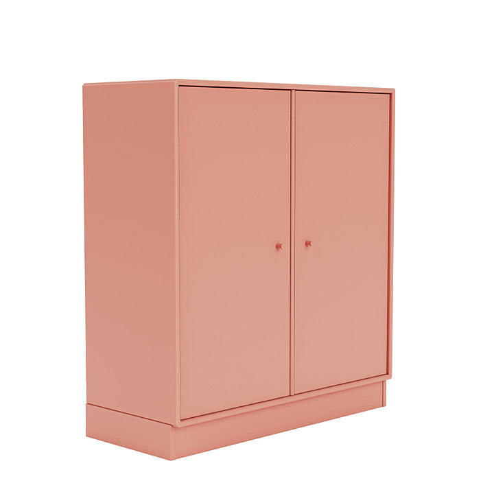 Montana Cover Cabinet With 7 Cm Plinth, Rhubarb Red