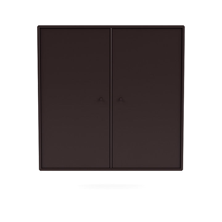 Montana Cover Cabinet With Suspension Rail, Balsamic Brown