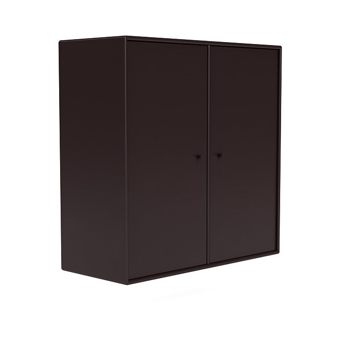 Montana Cover Cabinet With Suspension Rail, Balsamic Brown