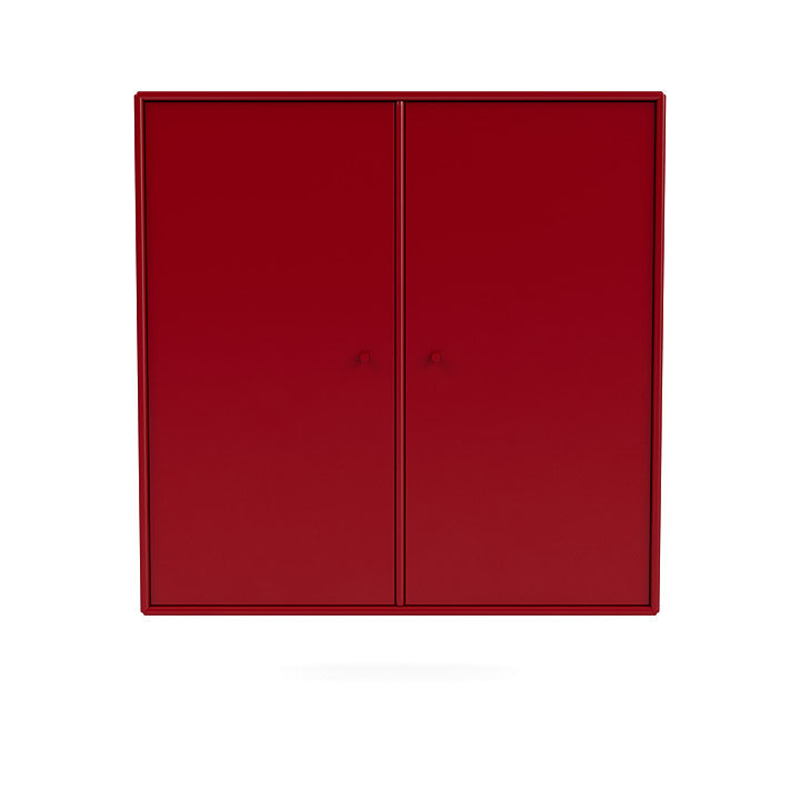 Montana Cover Cabinet With Suspension Rail, Beetroot Red