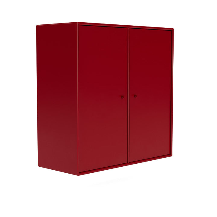 Montana Cover Cabinet With Suspension Rail, Beetroot Red