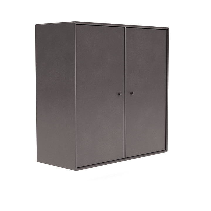 Montana Cover Cabinet With Suspension Rail, Coffee Brown