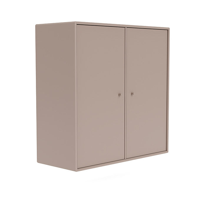 Montana Cover Cabinet With Suspension Rail, Mushroom Brown