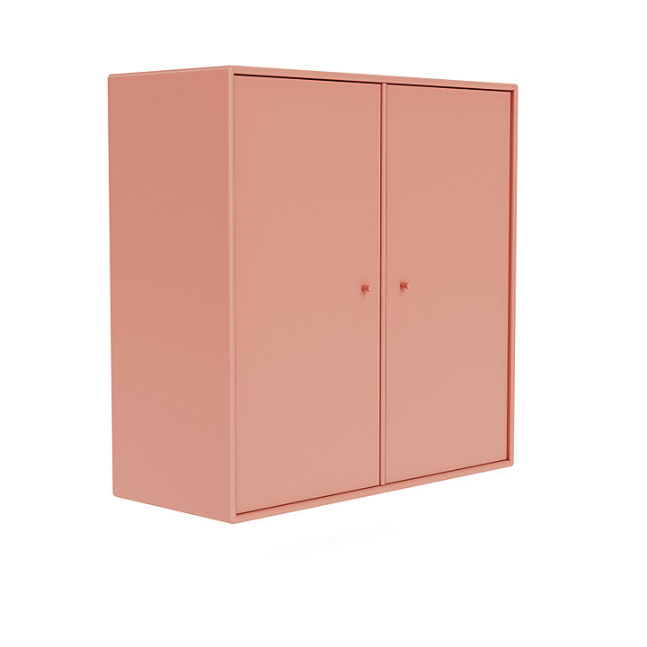 Montana Cover Cabinet With Suspension Rail, Rhubarb Red