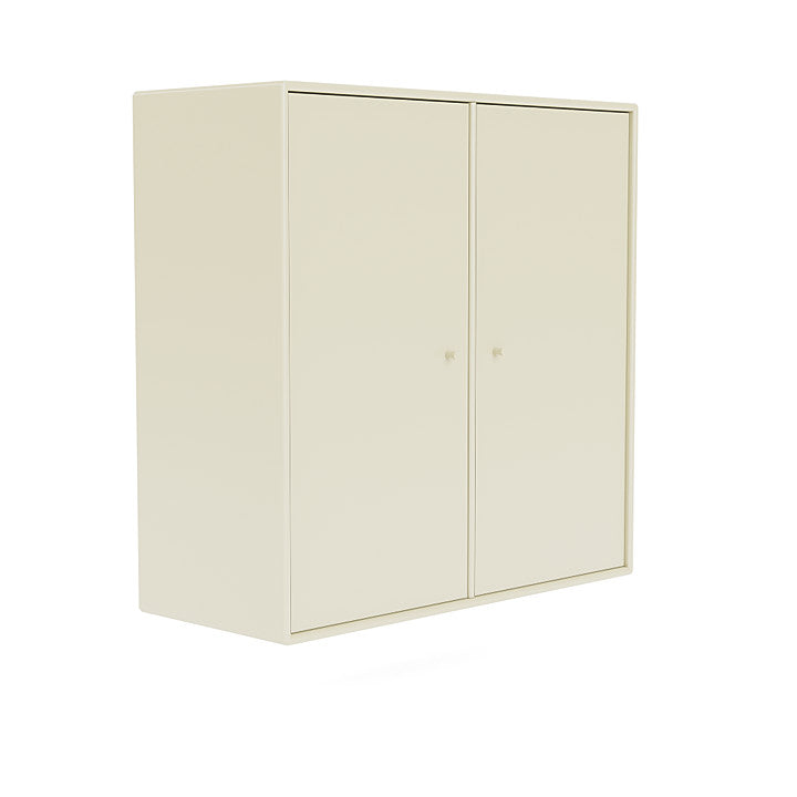 Montana Cover Cabinet With Suspension Rail, Vanilla White