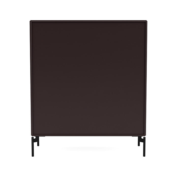 Montana Cover Cabinet With Legs, Balsamic/Black