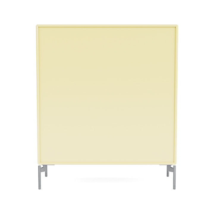 Montana Cover Cabinet With Legs, Camomile/Matt Chrome