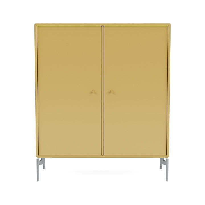 Montana Cover Cabinet With Legs, Cumin/Matt Chrome