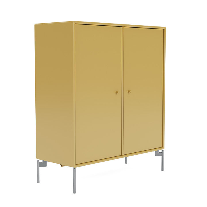 Montana Cover Cabinet With Legs, Cumin/Matt Chrome