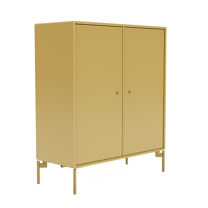 Montana Cover Cabinet With Legs, Cumin/Brass