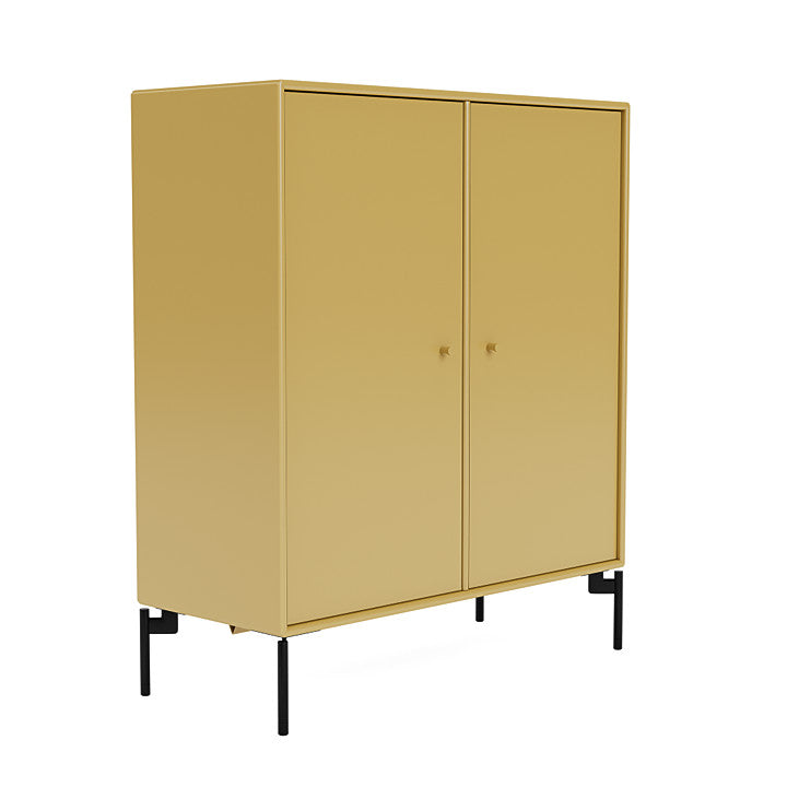 Montana Cover Cabinet With Legs, Cumin/Black