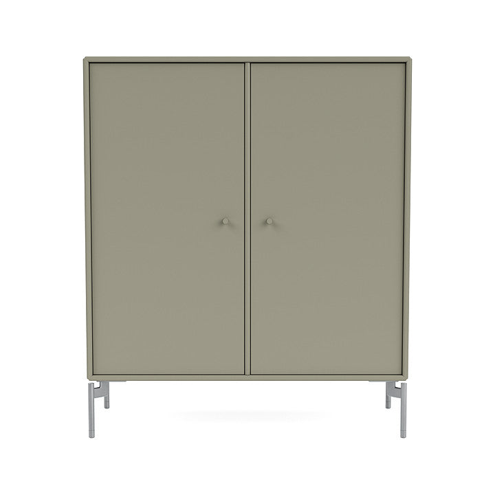 Montana Cover Cabinet With Legs, Fennel/Matt Chrome