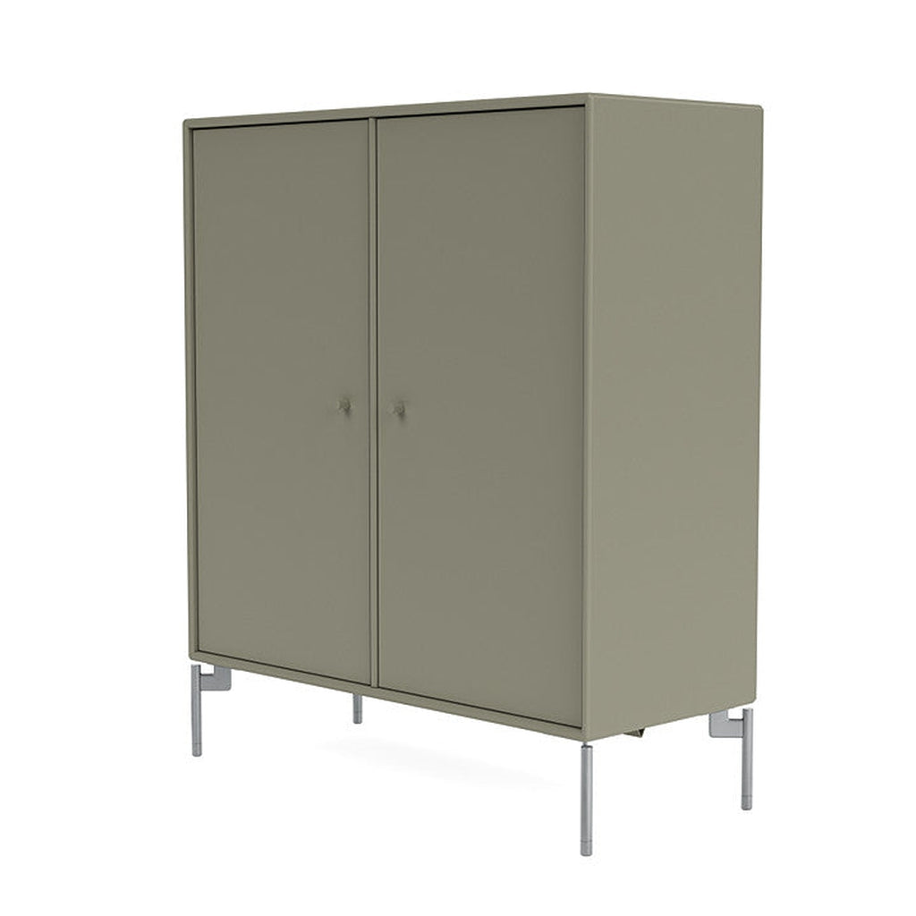 Montana Cover Cabinet With Legs, Fennel/Matt Chrome