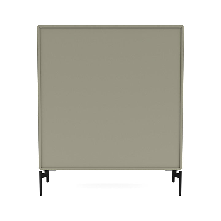 Montana Cover Cabinet With Legs, Fennel/Black