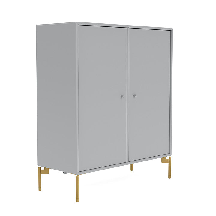 Montana Cover Cabinet With Legs, Fjord/Brass