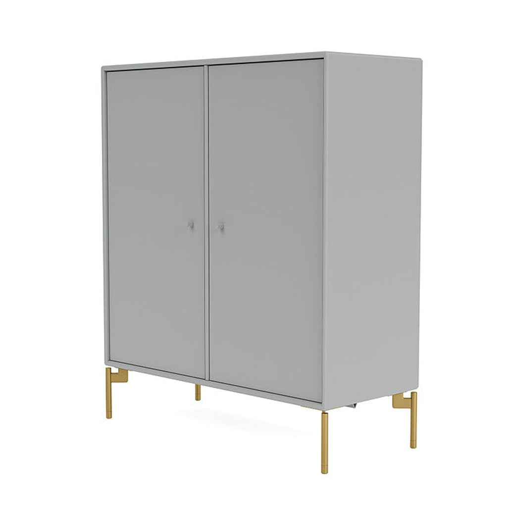 Montana Cover Cabinet With Legs, Fjord/Brass