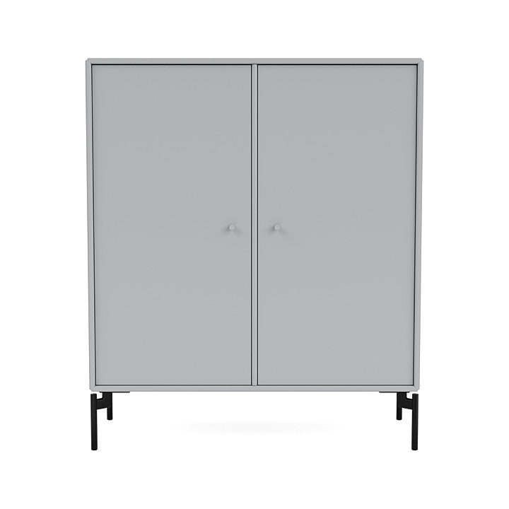 Montana Cover Cabinet With Legs, Fjord/Black