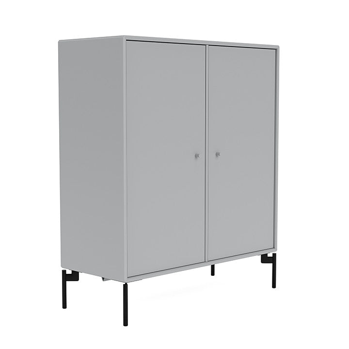 Montana Cover Cabinet With Legs, Fjord/Black