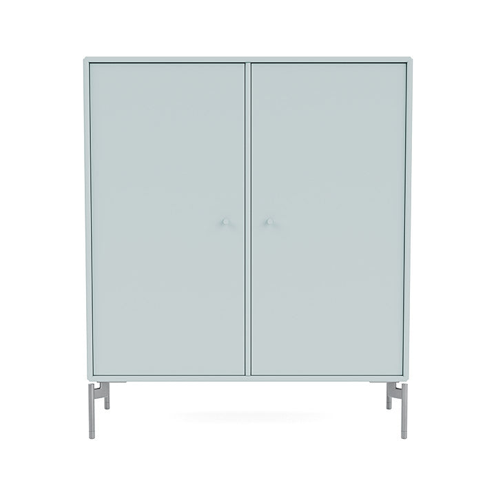 Montana Cover Cabinet With Legs, Flint/Matt Chrome