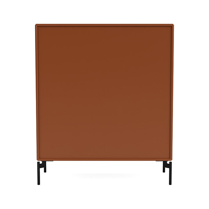 Montana Cover Cabinet With Legs, Hazelnut/Black