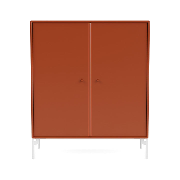 Montana Cover Cabinet With Legs, Hokkaido/Snow White