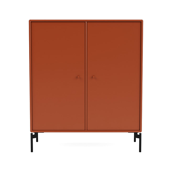 Montana Cover Cabinet With Legs, Hokkaido/Black