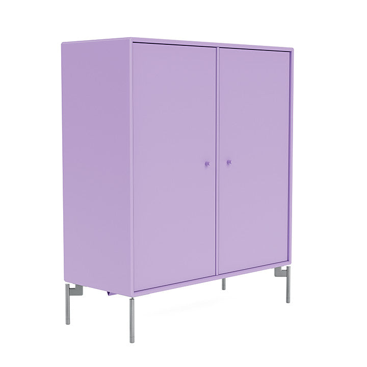 Montana Cover Cabinet With Legs, Iris/Matt Chrome