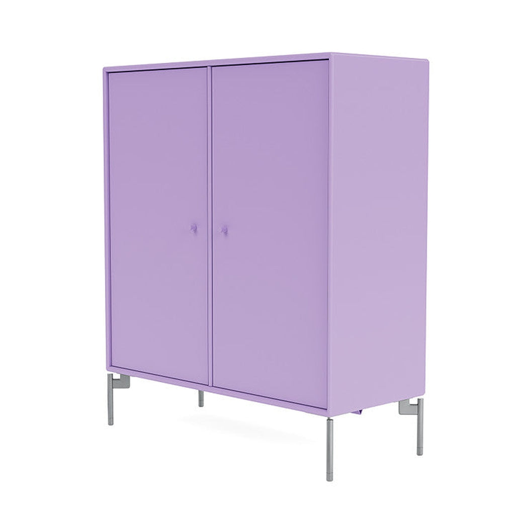 Montana Cover Cabinet With Legs, Iris/Matt Chrome