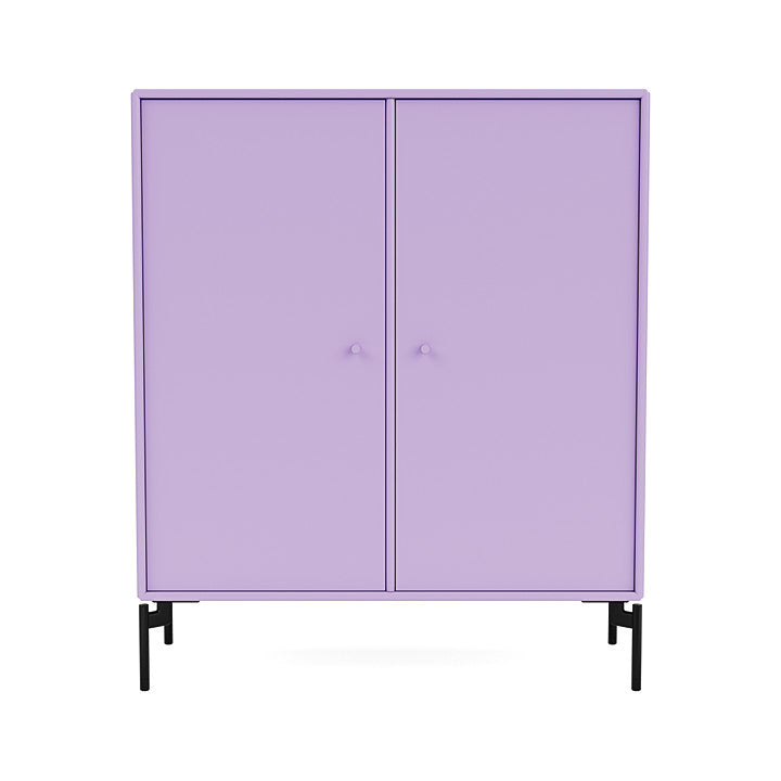 Montana Cover Cabinet With Legs, Iris/Black