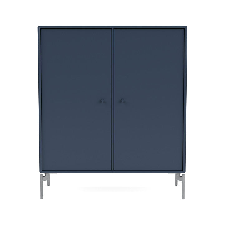 Montana Cover Cabinet With Legs, Juniper/Matt Chrome