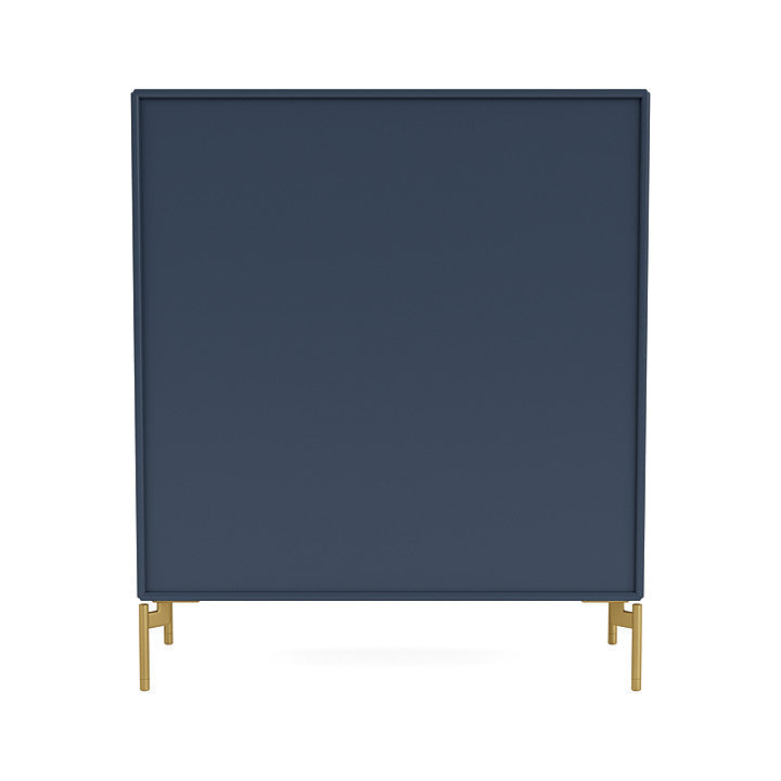 Montana Cover Cabinet With Legs, Juniper/Brass