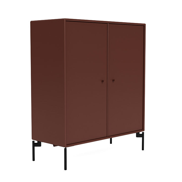 Montana Cover Cabinet With Legs, Masala/Black