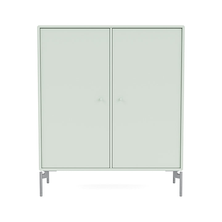 Montana Cover Cabinet With Legs, Mist/Matt Chrome