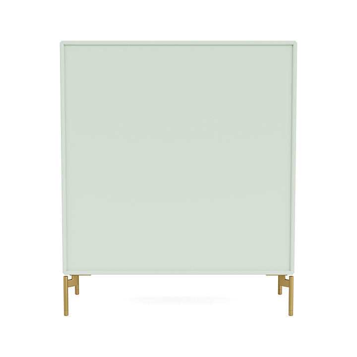 Montana Cover Cabinet With Legs, Mist/Brass