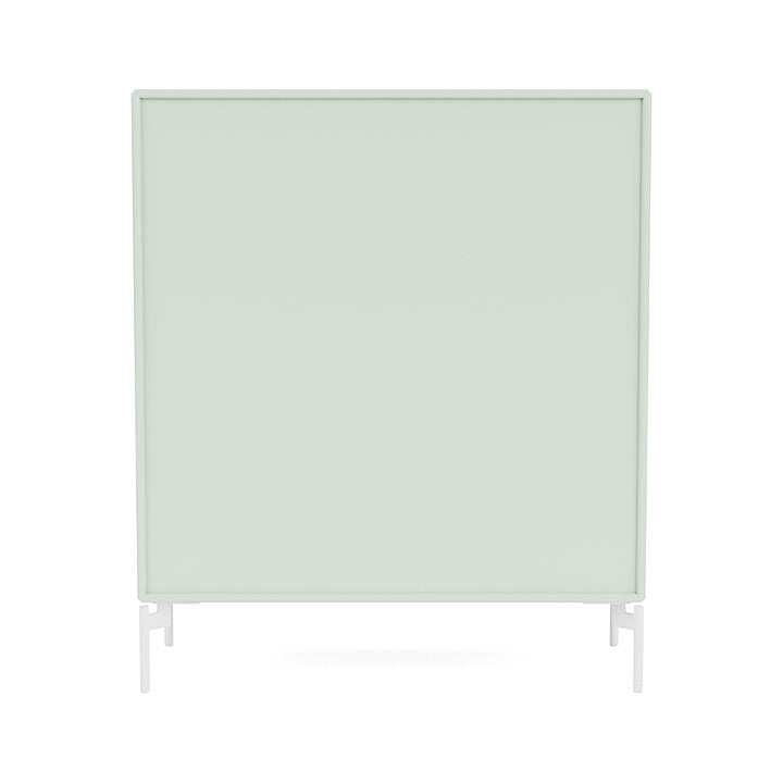 Montana Cover Cabinet With Legs, Mist/Snow White