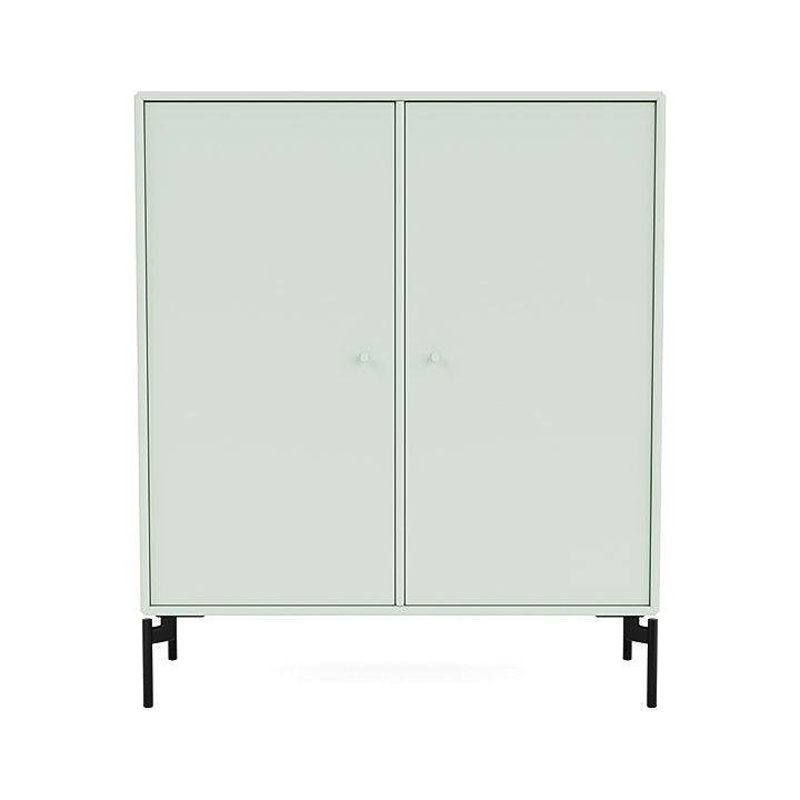 Montana Cover Cabinet With Legs, Mist/Black