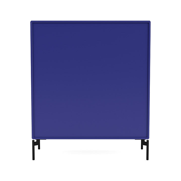 Montana Cover Cabinet With Legs, Monarch Blue/Black